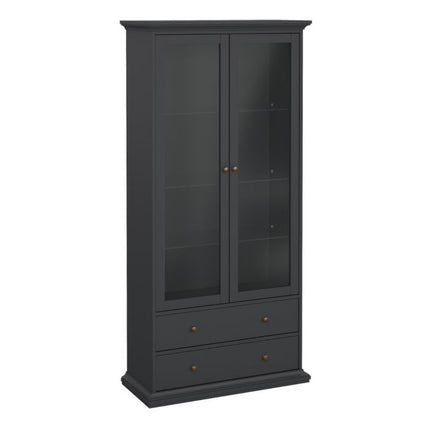 Paris Display Cabinet - Grey