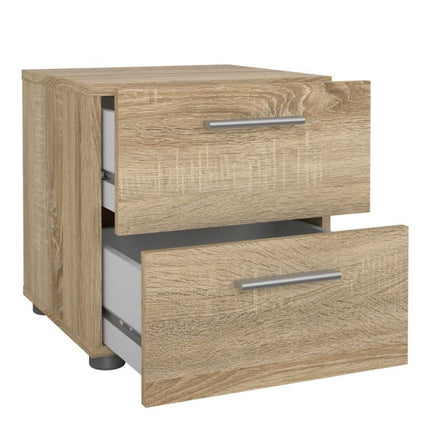 Pepe 2 Drawers Bedside Table