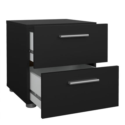 Pepe 2 Drawers Bedside Table