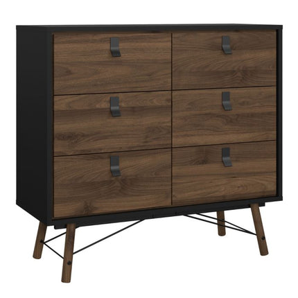 Ry 6 Drawer Chest - Walnut