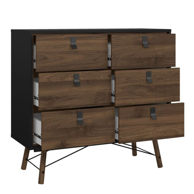 Ry 6 Drawer Chest - Walnut