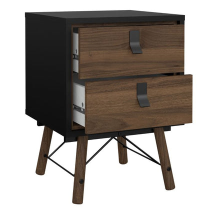 Ry 2 Drawers Bedside Table