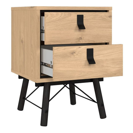 Ry 2 Drawers Bedside Table