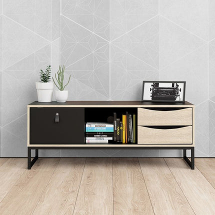 Stubbe TV Unit - Oak/Black