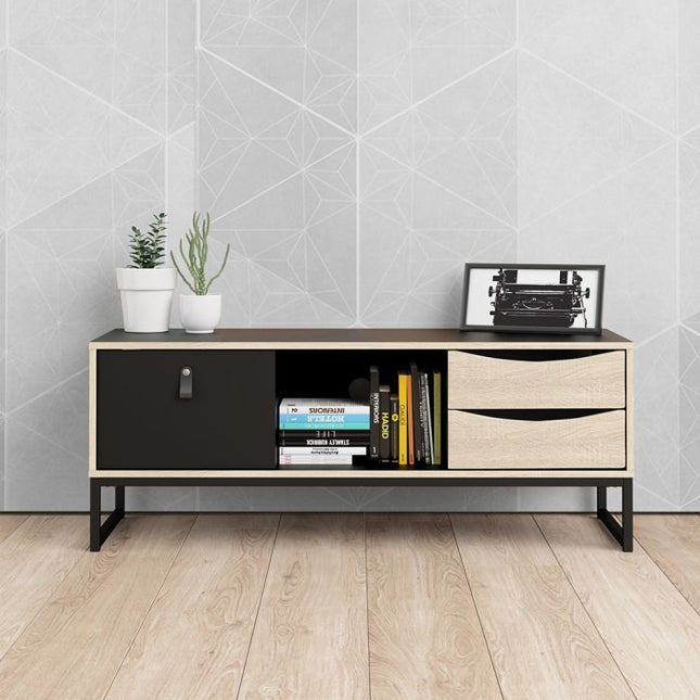 Stubbe TV Unit - Oak/Black