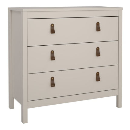 Barcelona 3 Drawers Chest - Cashmere