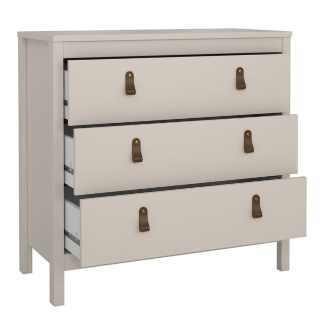 Barcelona 3 Drawers Chest - Cashmere