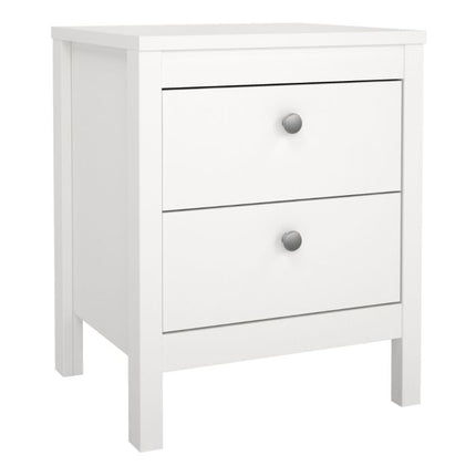 Madrid 2 Drawers Bedside Table