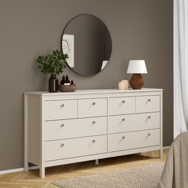 Madrid 8 Drawers Chest - Cashmere