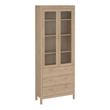 Madrid Display Cabinet - Oak