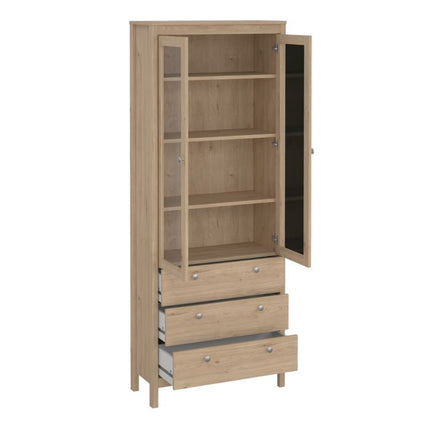 Madrid Display Cabinet - Oak