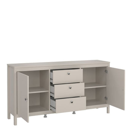 Madrid 2 Doors 3 Drawers Sideboard - Cashmere