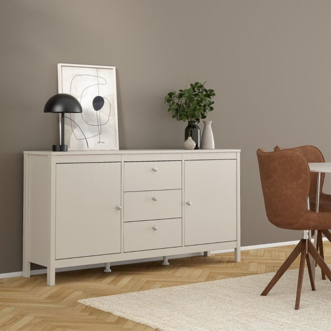 Madrid 2 Doors 3 Drawers Sideboard - Cashmere