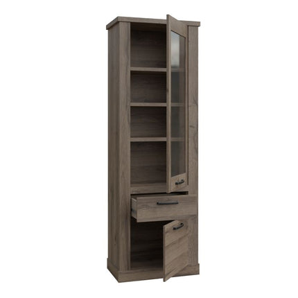 Corona Display Cabinet - Tabak Oak