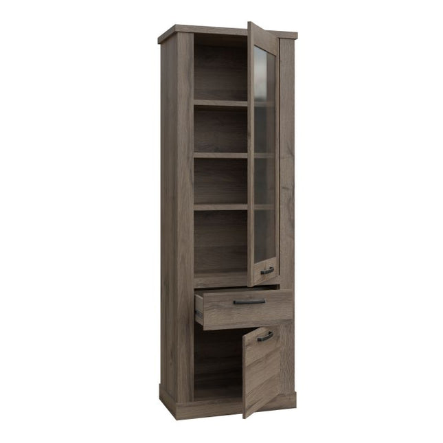 Corona Display Cabinet - Tabak Oak
