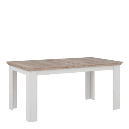 Illopa Extendable 6-8 Seater Dining Table -  Oak & Snowy Oak