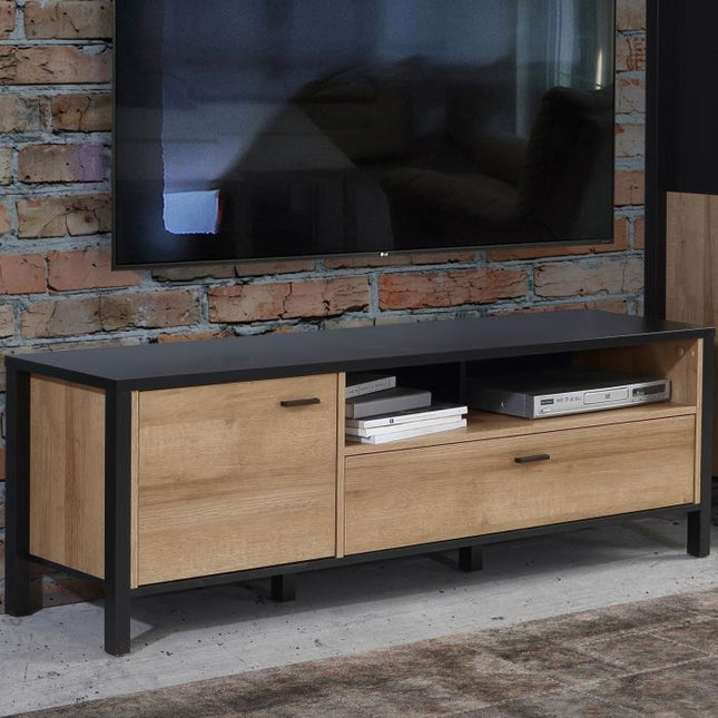 High Rock TV Unit - Oak