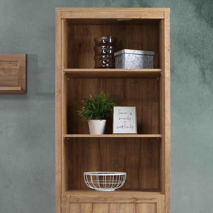 Malte Brun Tall Bookcase - Waterford Oak