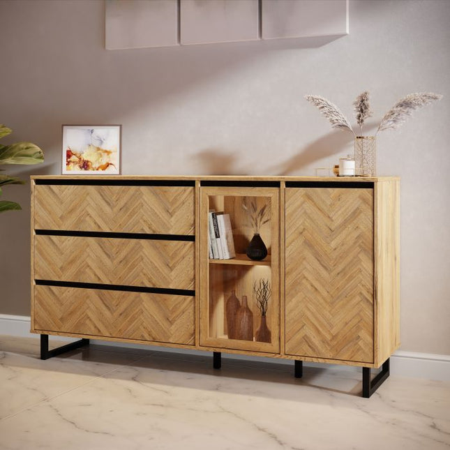 Nikomedes Sideboard - Spica Oak