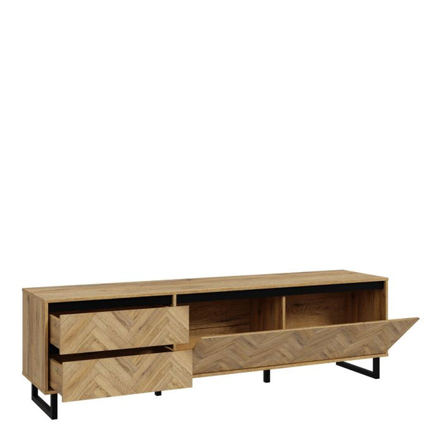 Nikomedes TV Unit - Spica Oak