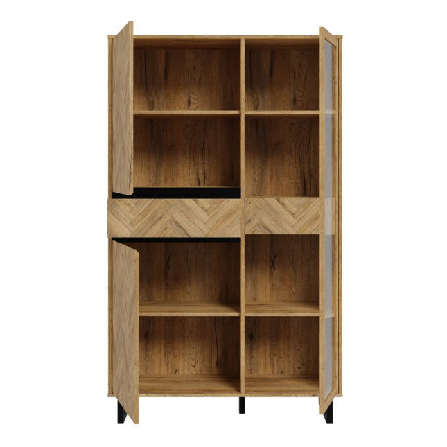 Nikomedes Display Cabinet - Spica Oak