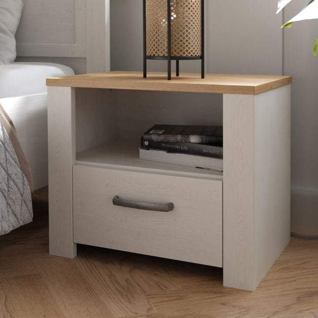 Bohol 1 Drawer Bedside Table
