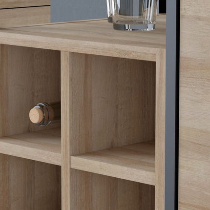 High Rock 3 Drawers Chest - Riviera Oak
