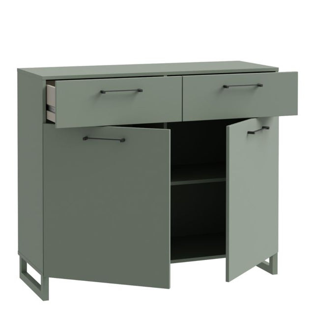 Sali 2 Doors 2 Drawers Chest - Sage Green