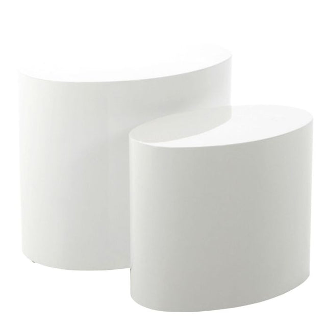 Mice Coffee Table - White (Set Of 2)