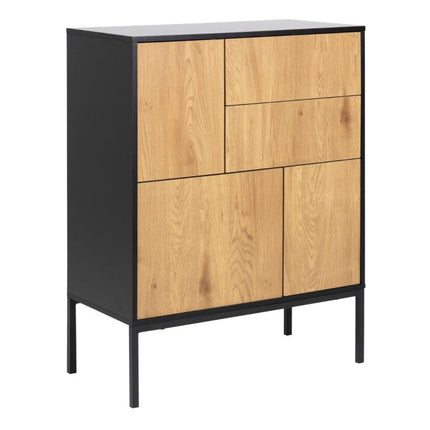 Seaford 3 Doors 2 Drawers Sideboard - Oak