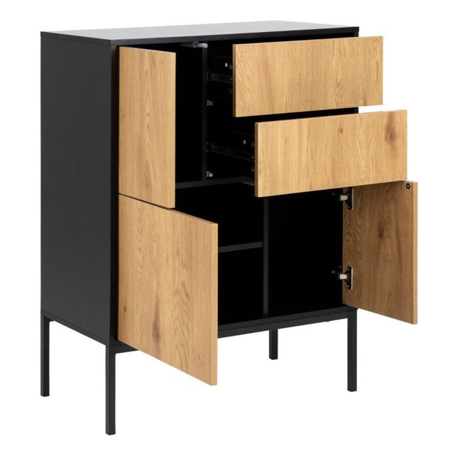 Seaford 3 Doors 2 Drawers Sideboard - Oak