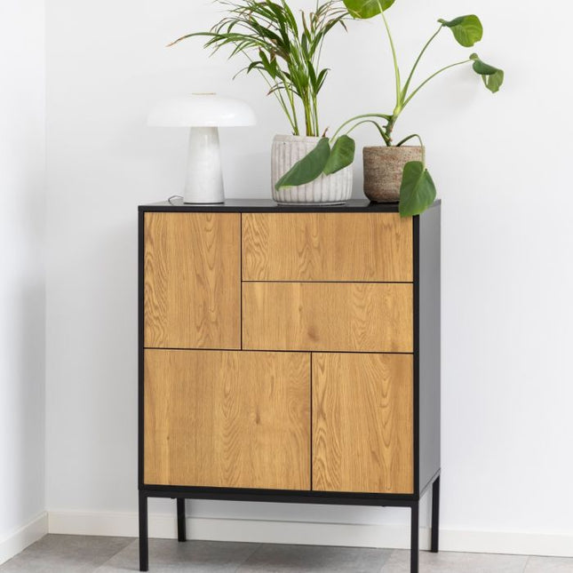 Seaford 3 Doors 2 Drawers Sideboard - Oak