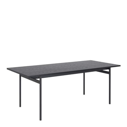 Angus 8 Seater Dining Table - Black