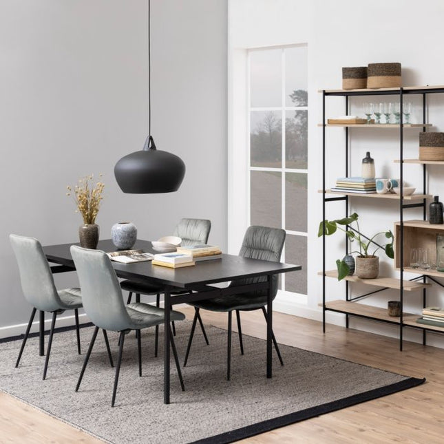 Angus 8 Seater Dining Table - Black