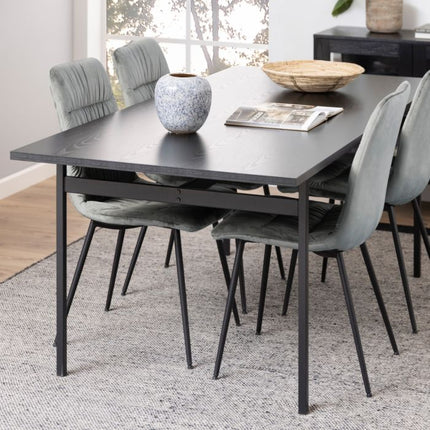 Angus 8 Seater Dining Table - Black