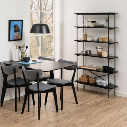 Angus Tall Bookcase - Black