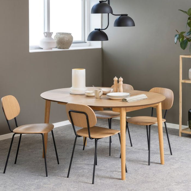 Amira Set of 2 Dining Chairs - Oak