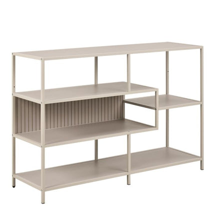 Seaford Wide Bookcase - Light Grey