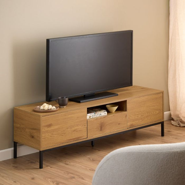 Seaford TV Unit -Wild Oak