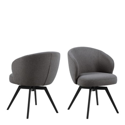 Darlene Swivel Set of 2 Dining Chairs