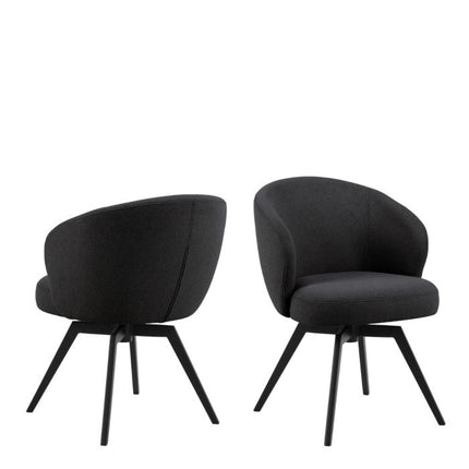 Darlene Swivel Set of 2 Dining Chairs