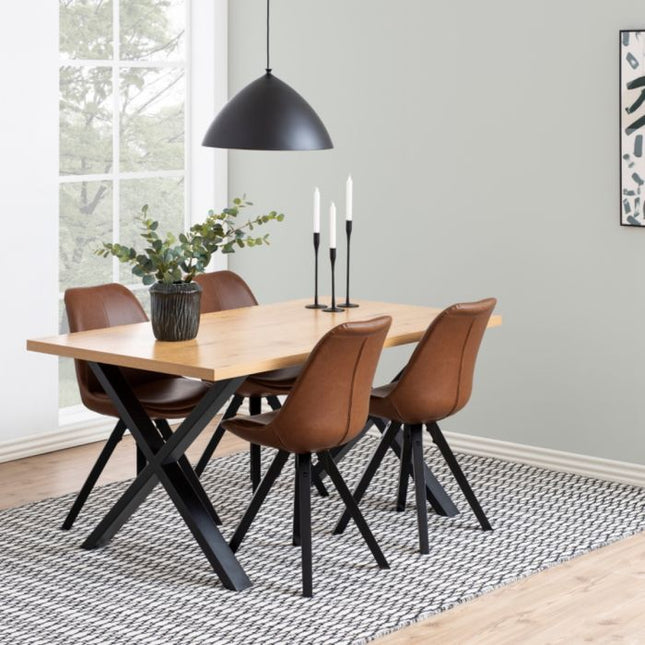 Wales 4 Seater Dining Table - Oak