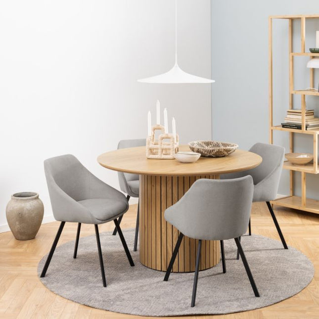 Yale 4 Seater Dining Table - Oak