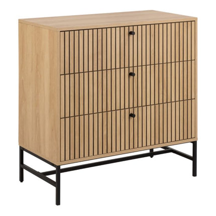 Albany 3 Drawers Chest - Oak