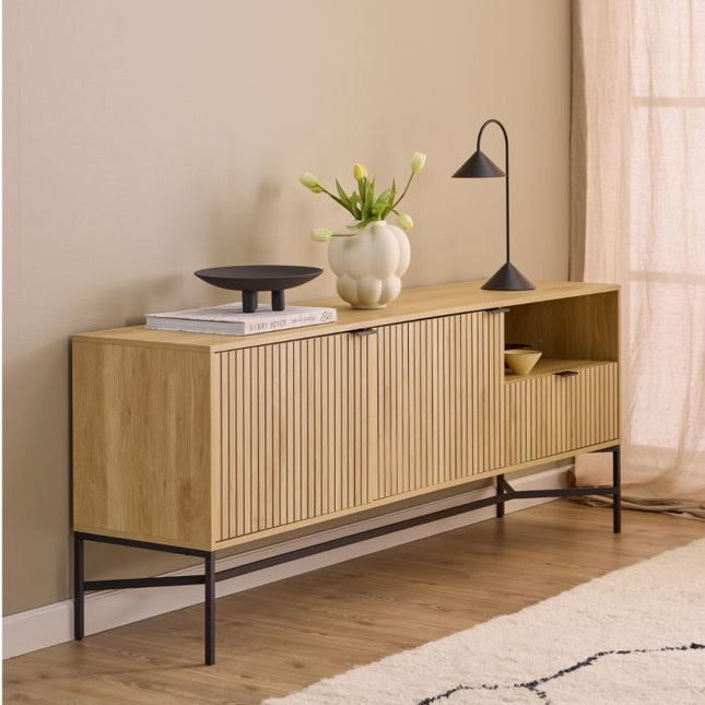 Jaipur 2 Doors Sideboard - Oak