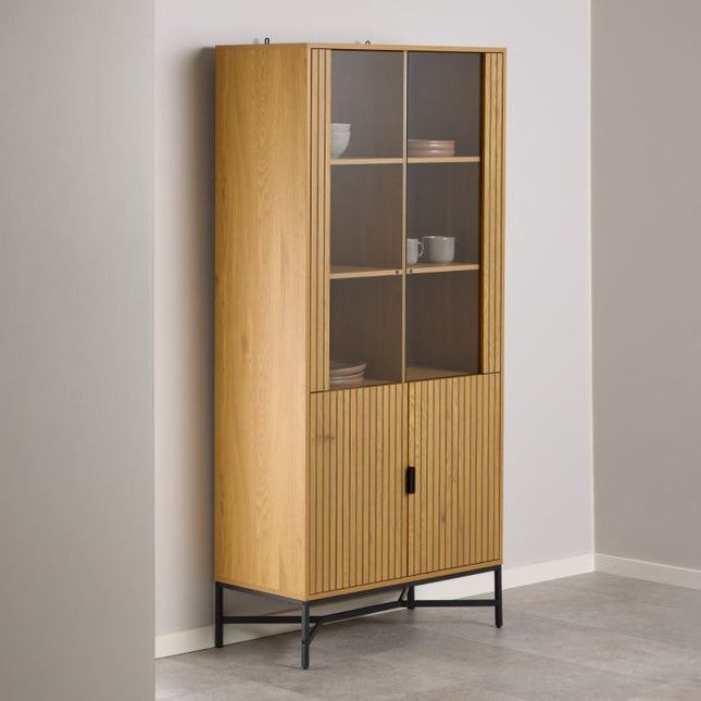 Jaipur Display Cabinet - Oak