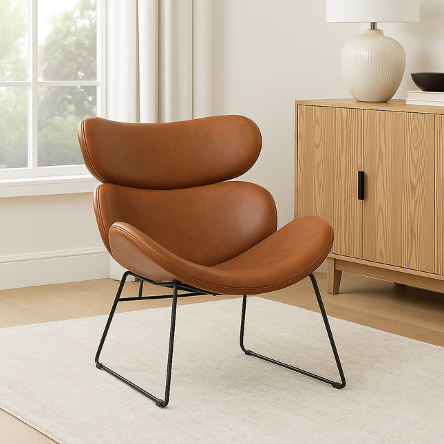 Cazar Lounge Chair - Brown
