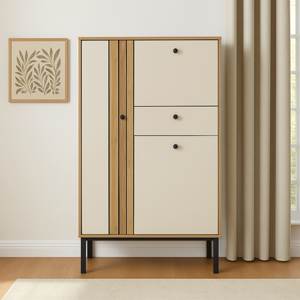 Grafton Display Cabinet - Cream