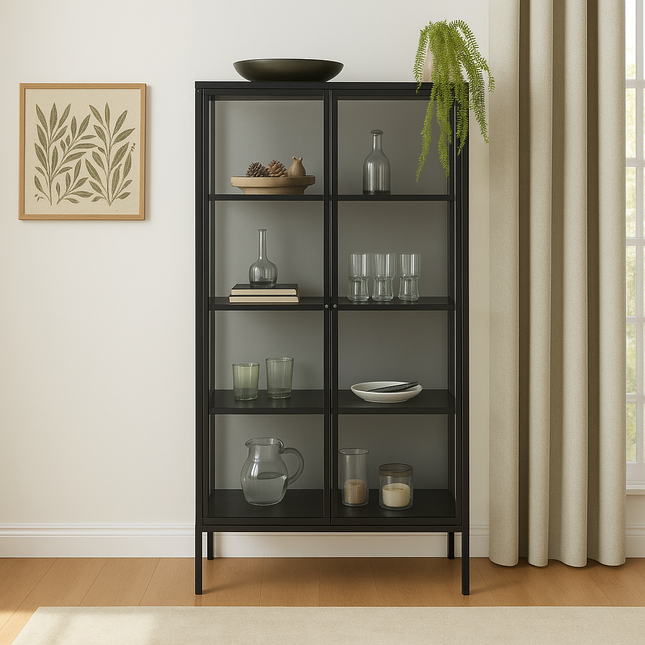 Newcastle Display Cabinet - Black