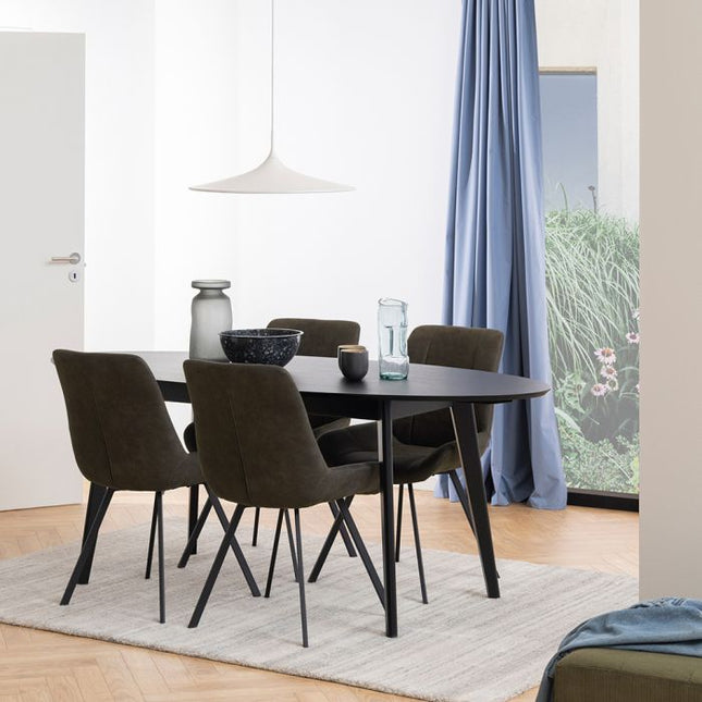 Waylor Set of 2 Dining Chairs - Anthracite
